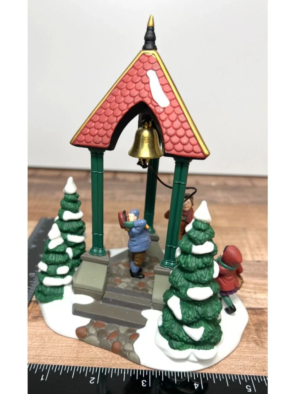 Dept 56 98711 Christmas Bell Gazebo Figurine Heritage Village